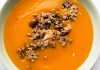 Nigel Slater’s butternut soup with tahini and chestnuts recipe