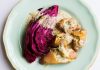 Nigel Slater’s red cabbage with cider and steamed potatoes recipe