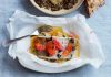 Thomasina Miers’ recipe for pollock and blood orange en papillote