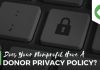 Nonprofit Donors and Privacy, The Dirty Secret