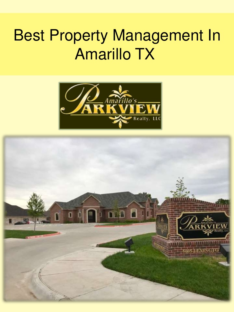 Property Management Amarillo Tx