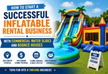 How to Start a Successful Inflatable Rental Business with Commercial Water Slides and Bounce Houses